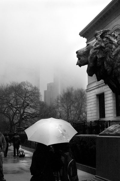 city-scape-Chicago-Rain