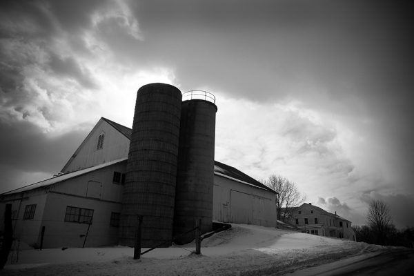 rural-scape-Winter-Silos